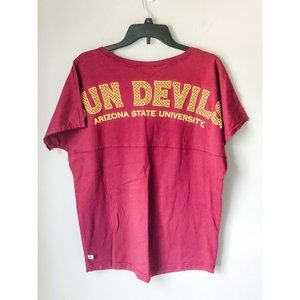 NWT Venley NCAA Oversized Shirt Arizona State Sun